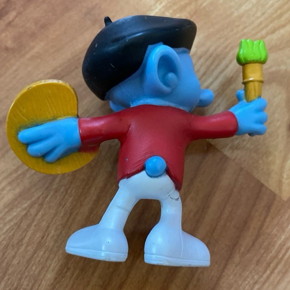 2014 : Painter Smurf character toy from The Smurf movie. - Picture 2 of 2